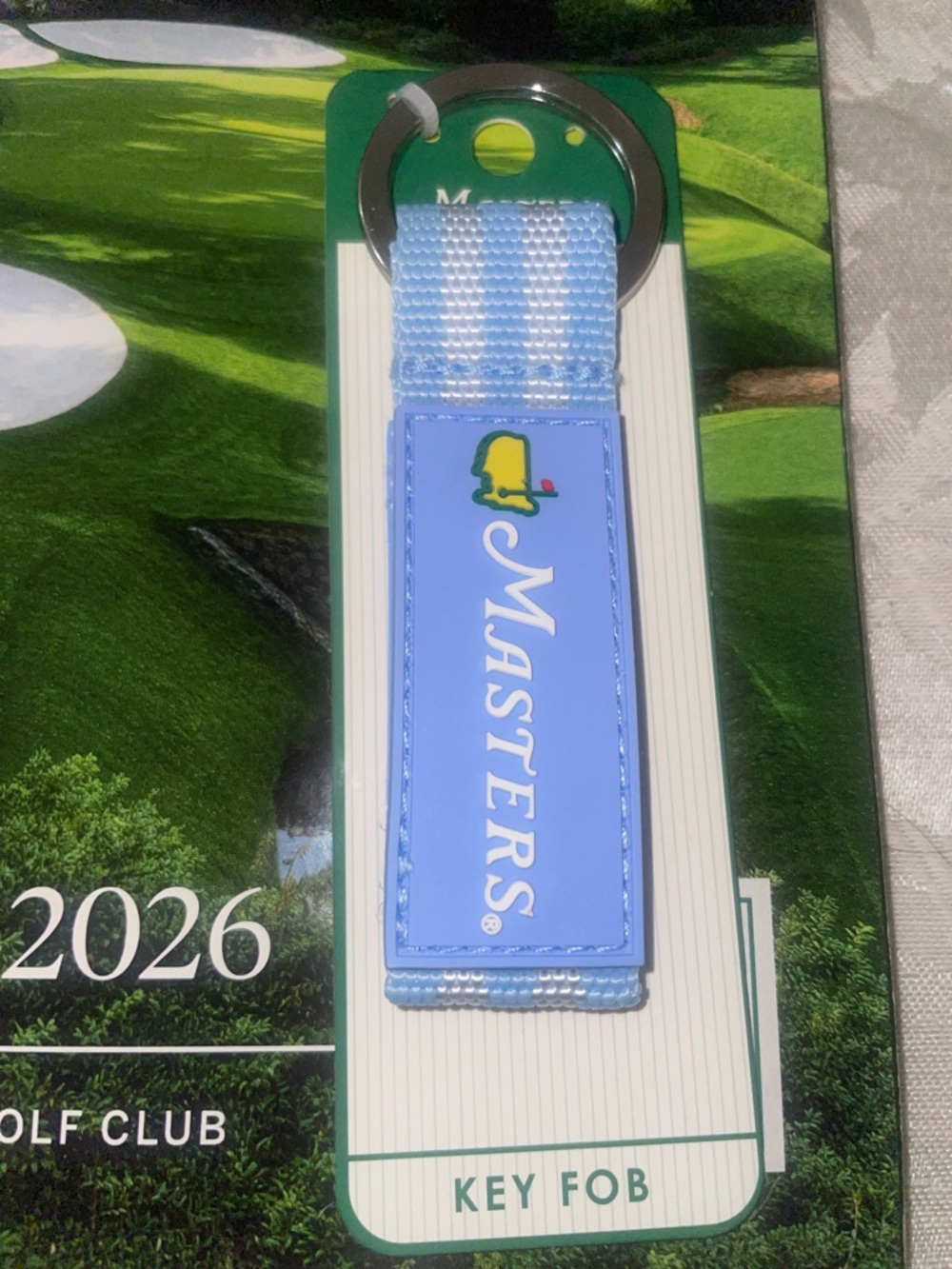 Masters 2026 Keychain Keyfob - Picture 2 of 5
